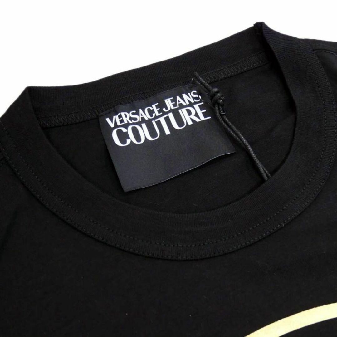 VERSACE(ヴェルサーチ)の2 VERSACE JEANS COUTURE ブラックTシャツ size M メンズのトップス(Tシャツ/カットソー(半袖/袖なし))の商品写真