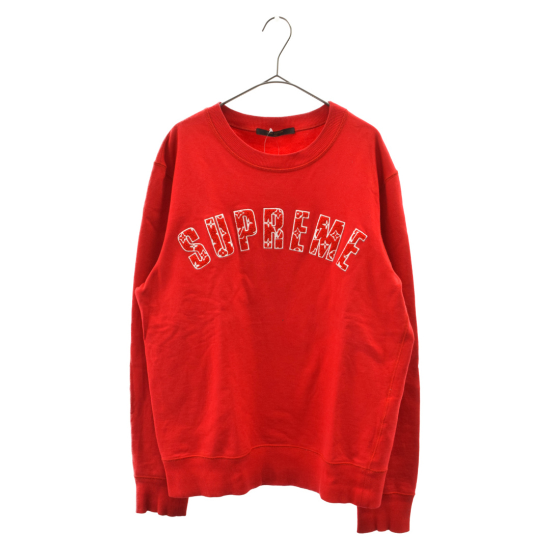 SUPREME シュプリーム 17AW ×LOUIS VUITTON Arc Logo Crewneck ルイ ...