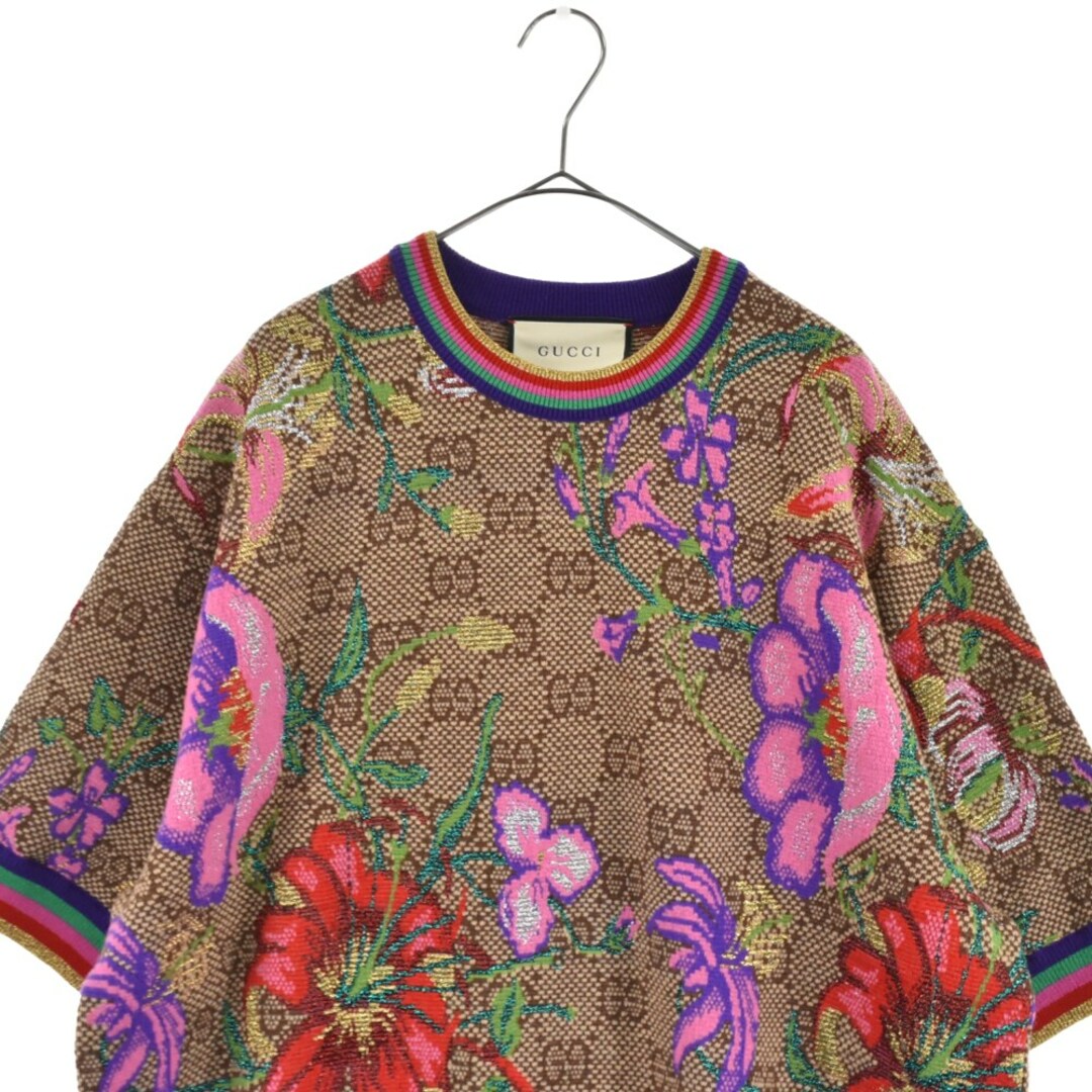 Gucci   GUCCI グッチ GG柄×花 カットソー ニット フローラル