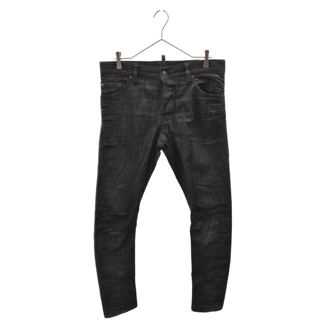 DSQUARED2 ディースクエアード SEXY TWIST JEAN S71LA0807 セクシーツイストジーンズ ブラックデニムパンツ ブラック 