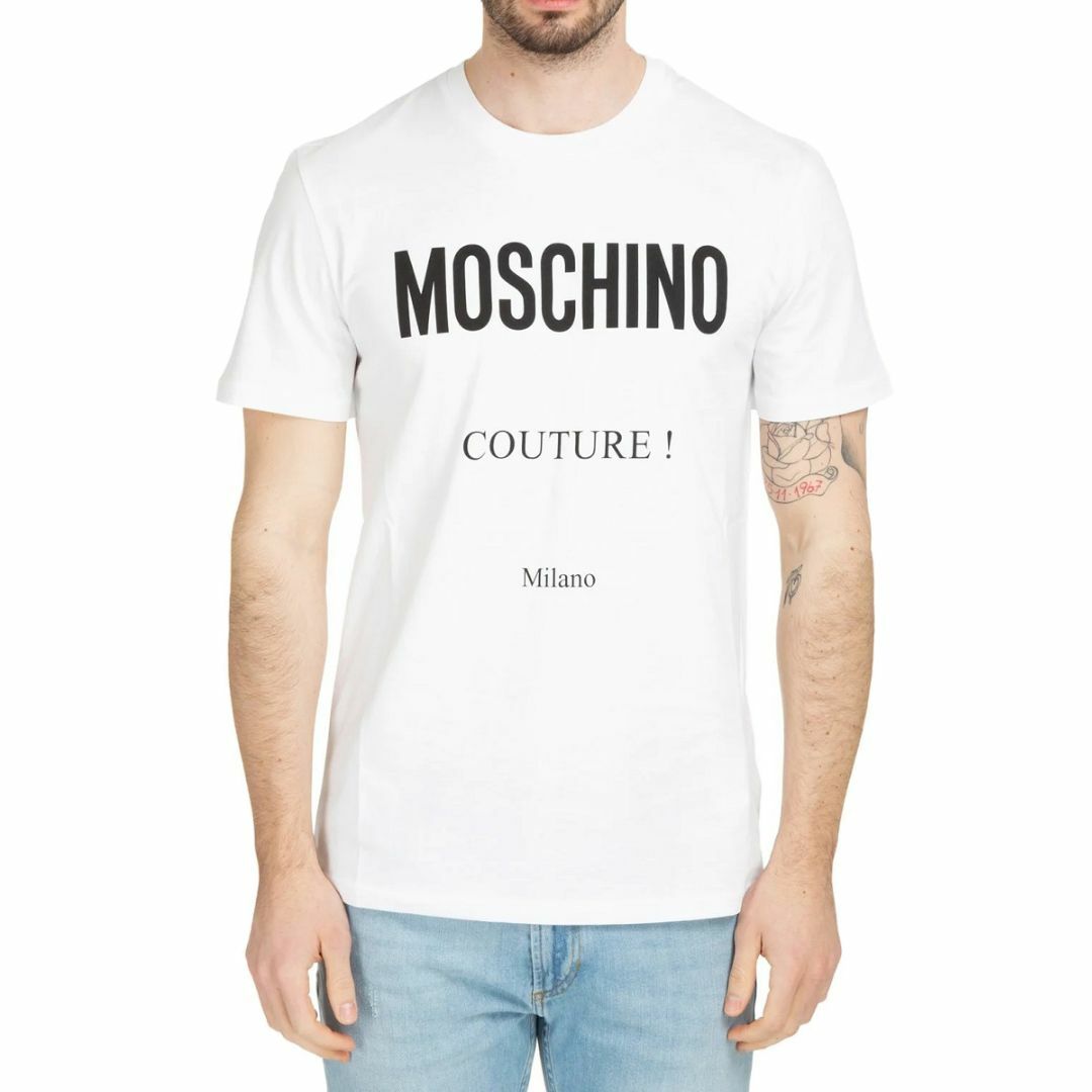 MOSCHINO - 4 MOSCHINO ホワイト Tシャツ size 46の通販 by セレクト ...