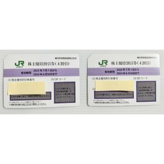ジェイアール(JR)の2枚 JR東日本鉄道乗車40％割引券株主優待(その他)
