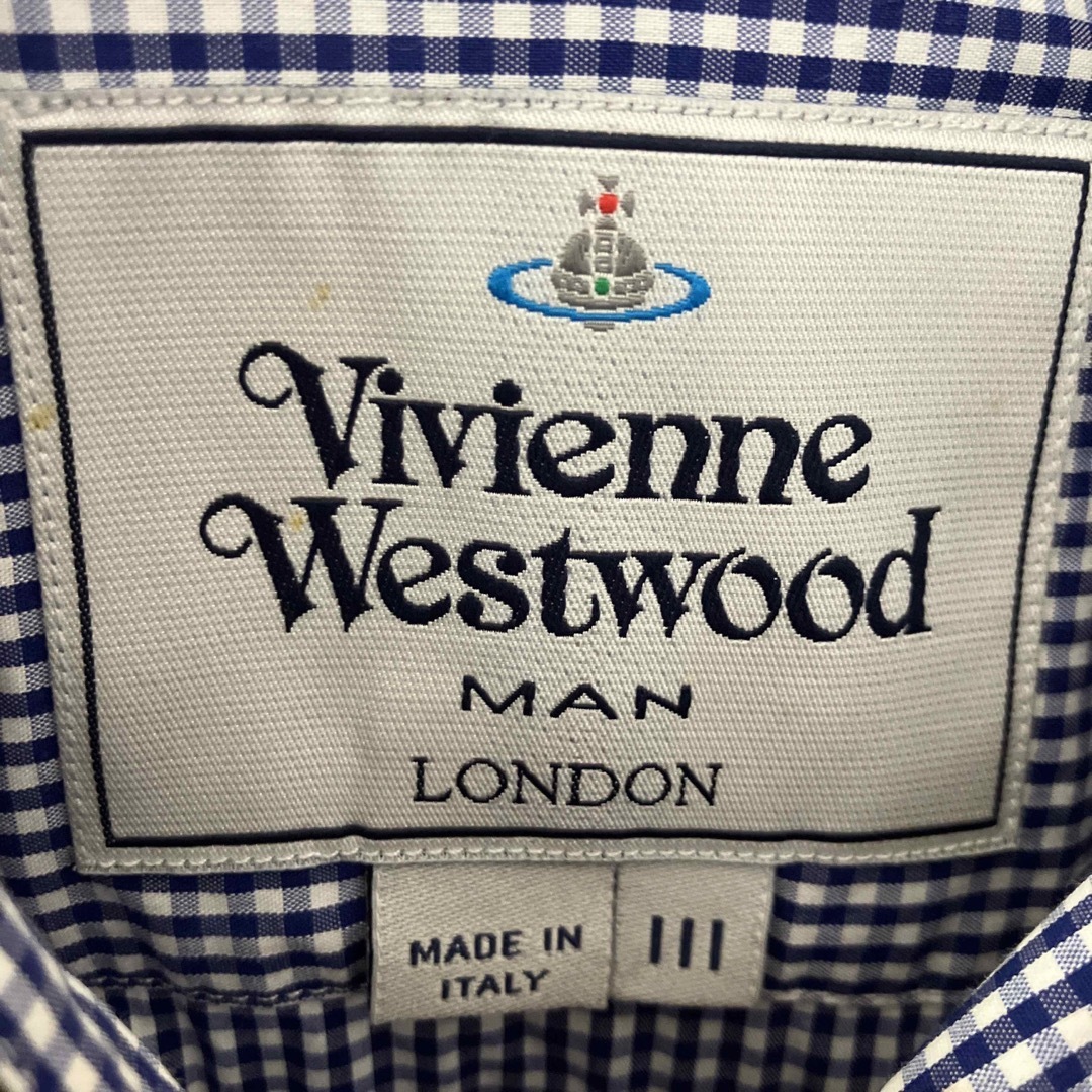 Vivienne Westwood(ヴィヴィアンウエストウッド)のVivienne Westwood MAN 長袖シャツ　ギンガムチェック　Ⅲ メンズのトップス(シャツ)の商品写真