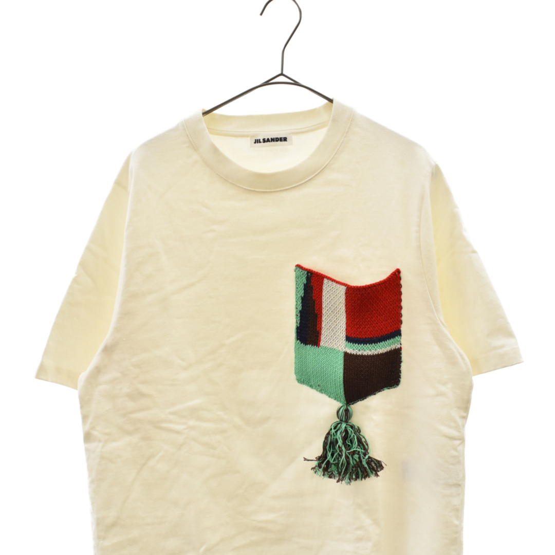 ジルサンダー JILSANDER タッセル フリンジ ポケットTシャツ　M