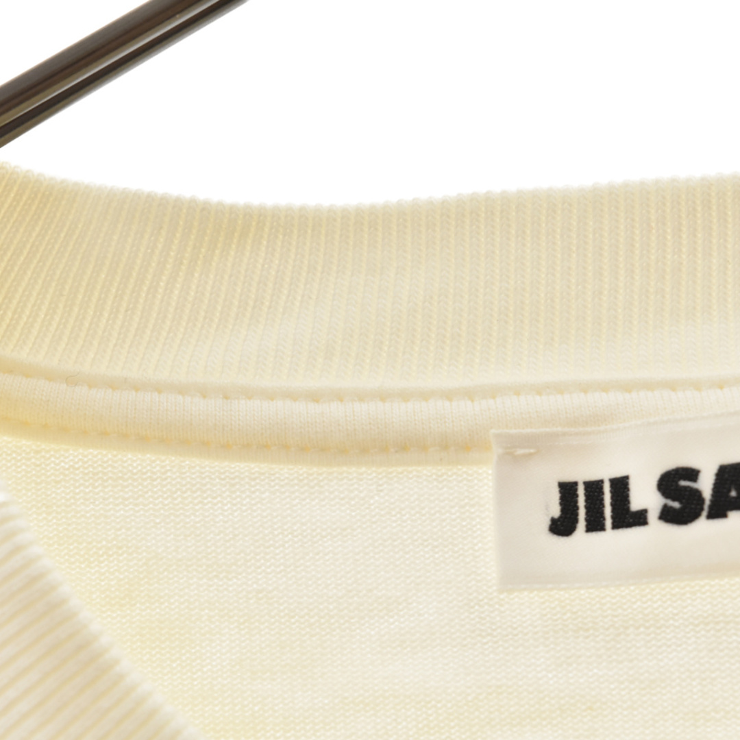 Jil Sander(ジルサンダー)のJIL SANDER ジルサンダー 20SS タッセルフリンジポケットデザイン半袖Tシャツ ホワイト KK JM BM 0001 メンズのトップス(Tシャツ/カットソー(半袖/袖なし))の商品写真