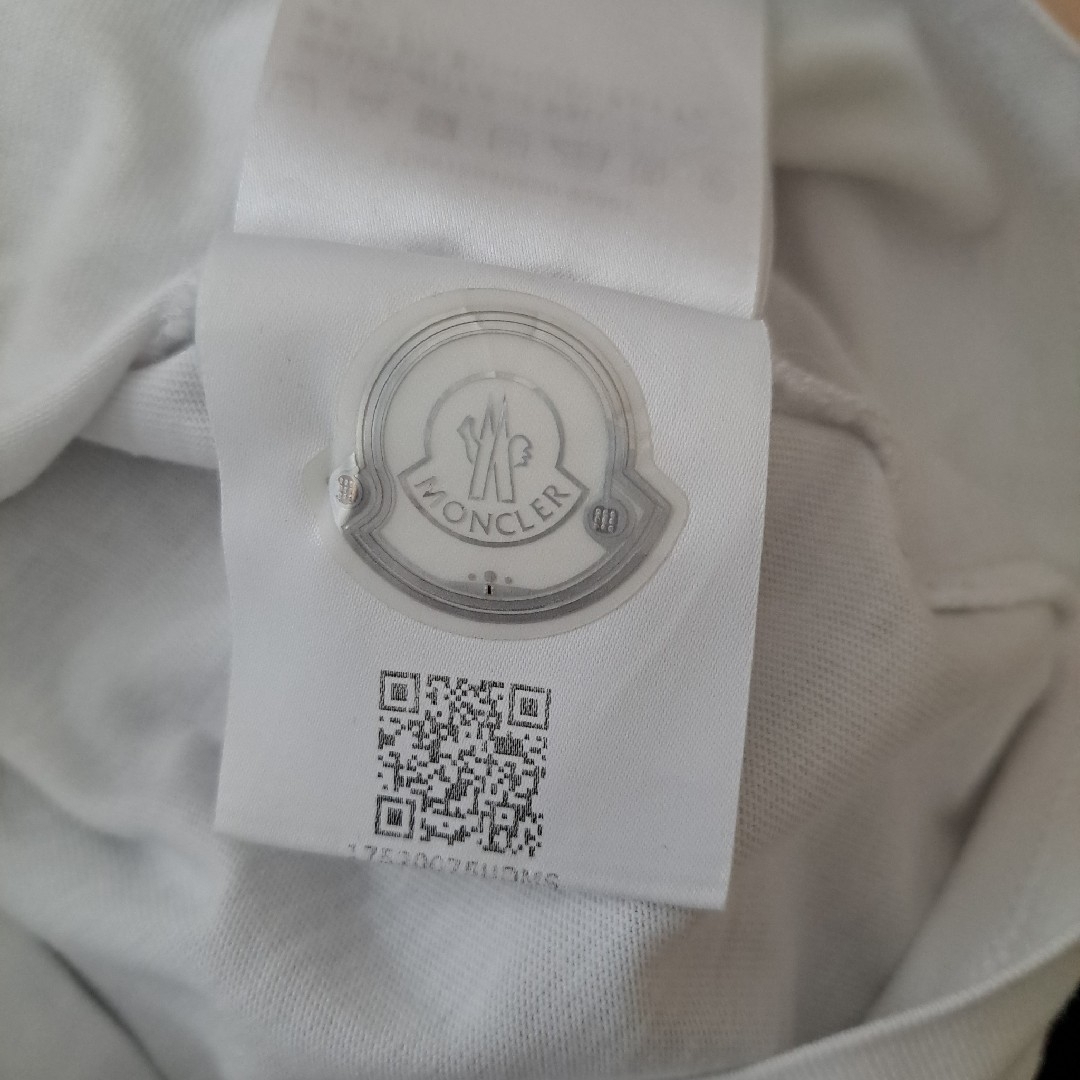 MONCLER☆白 ワッペン ロンT | wic-capital.net