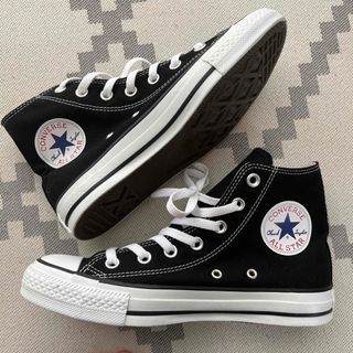 コンバース(CONVERSE)のコンバース　converse ハイカット　ブラック(スニーカー)