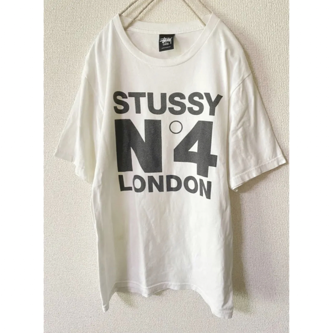 【usa製、オーバーサイズ、シングルステッチ◎】stussyビックロゴTシャツ