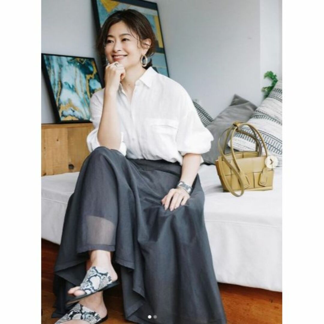 五明祐子さん着用☆完売希少 新品 ラオコンテ トングサンダル パイソン
