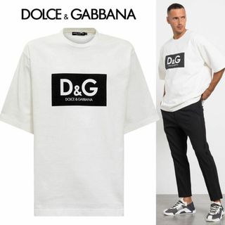 ドルチェアンドガッバーナ(DOLCE&GABBANA)の1 DOLCE&GABBANA ホワイト オーバーサイズ Tシャツ size S(Tシャツ/カットソー(半袖/袖なし))