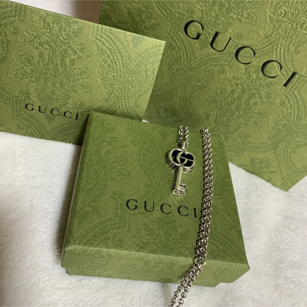 Gucci - GUCCI ダブルGキーネックレスの通販 by ゆ's shop|グッチなら