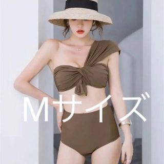 アリシアスタン(ALEXIA STAM)のcicibella ワンショルダー ビキニ 水着 ベージュ タンキニ(水着)