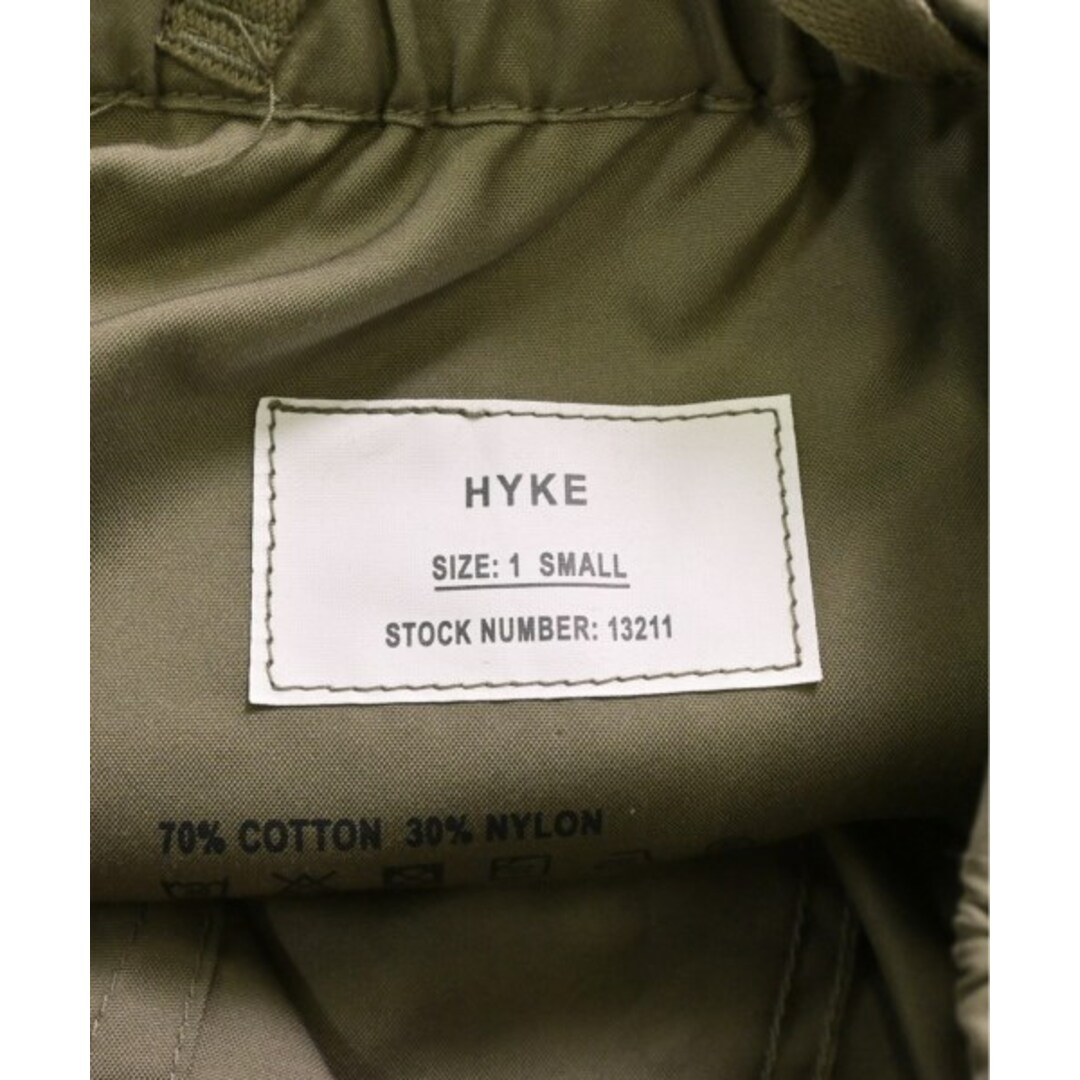 HYKE - HYKE ハイク カーゴパンツ 1(S位) カーキ 【古着】【中古 HYKE - HYKE ハイク カーゴパンツ 1(S位) カーキ 【古着】【中古