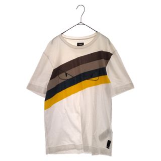 フェンディ(FENDI)のFENDI フェンディ バグズアイプリント半袖Tシャツ FY0936 A4PK ホワイト(Tシャツ/カットソー(半袖/袖なし))