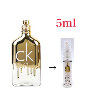 カルバンクライン(Calvin Klein)のCK ONE GOLD シーケーワン ゴールド EDT 5ml  天香香水(ユニセックス)