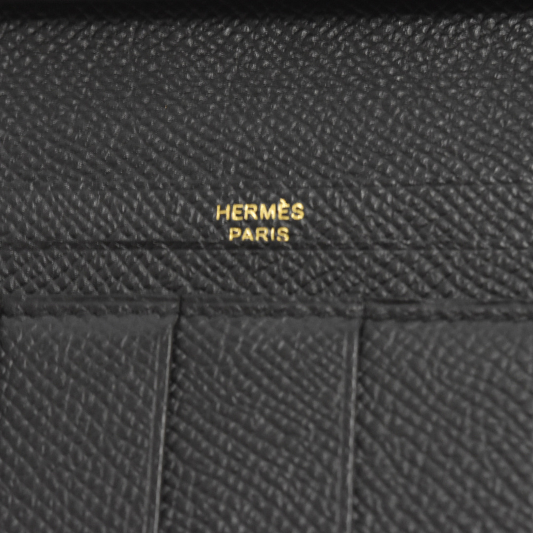 HERMES エルメス ベアンスフレ 長財布 エプソン ゴールド金具 Y刻印 ブラック