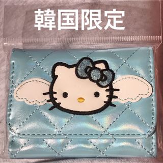 ハローキティ - 韓国限定 ハローキティ 二つ折り 財布 キルト サンリオ