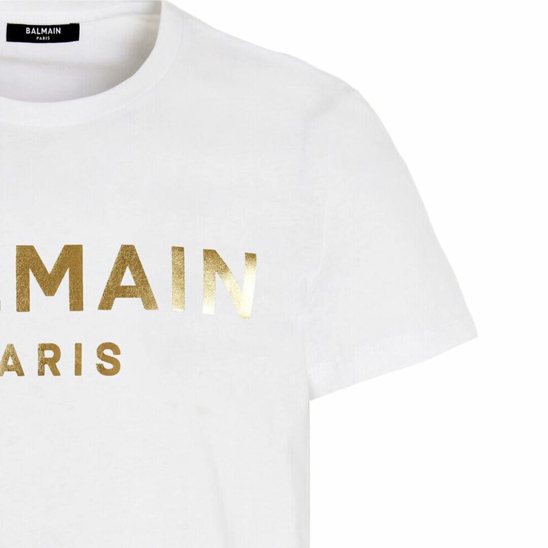 BALMAIN(バルマン)の21 BALMAIN ホワイト Tシャツ ロゴ 半袖 size M メンズのトップス(Tシャツ/カットソー(半袖/袖なし))の商品写真