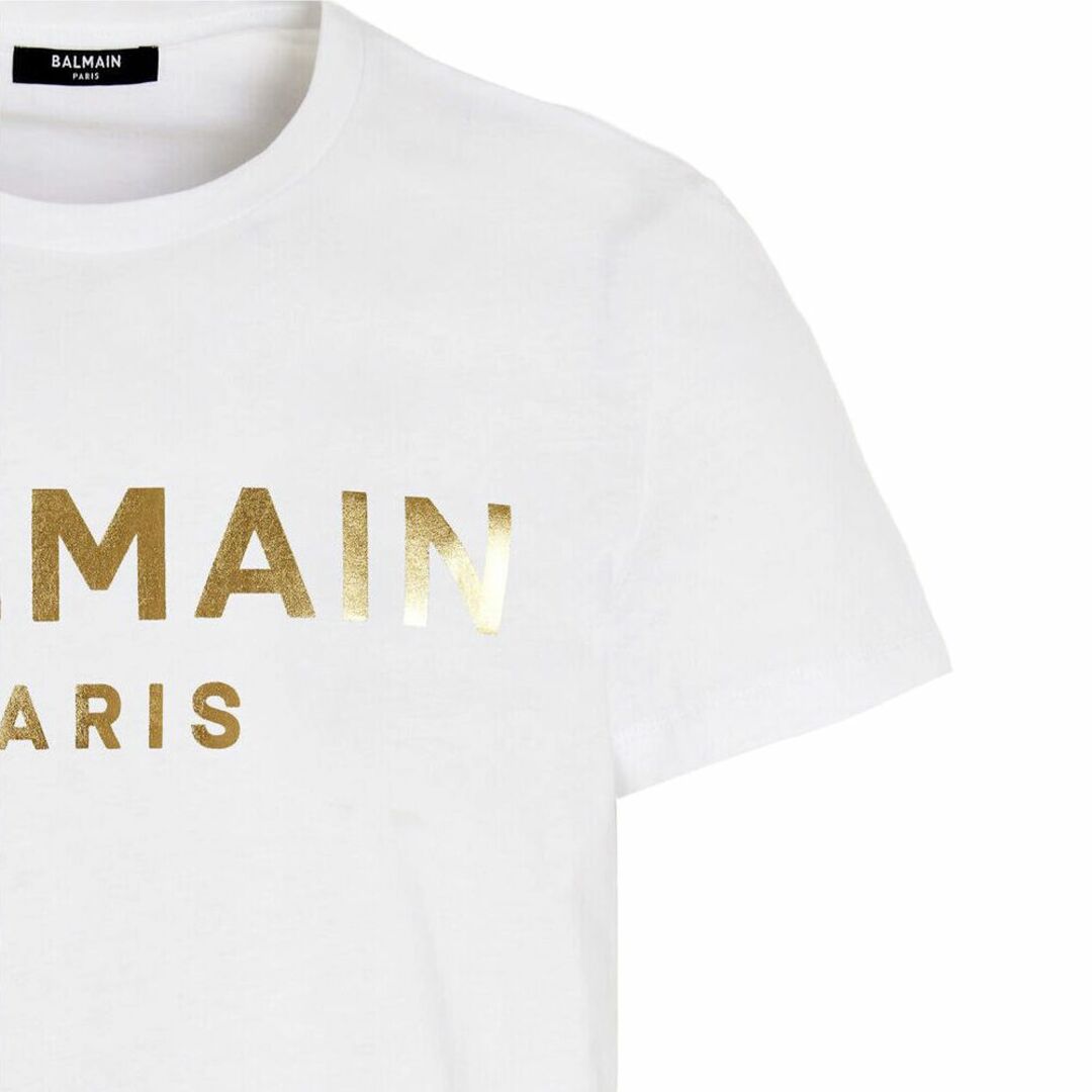 BALMAIN(バルマン)の21 BALMAIN ホワイト Tシャツ ロゴ 半袖 size XL メンズのトップス(Tシャツ/カットソー(半袖/袖なし))の商品写真