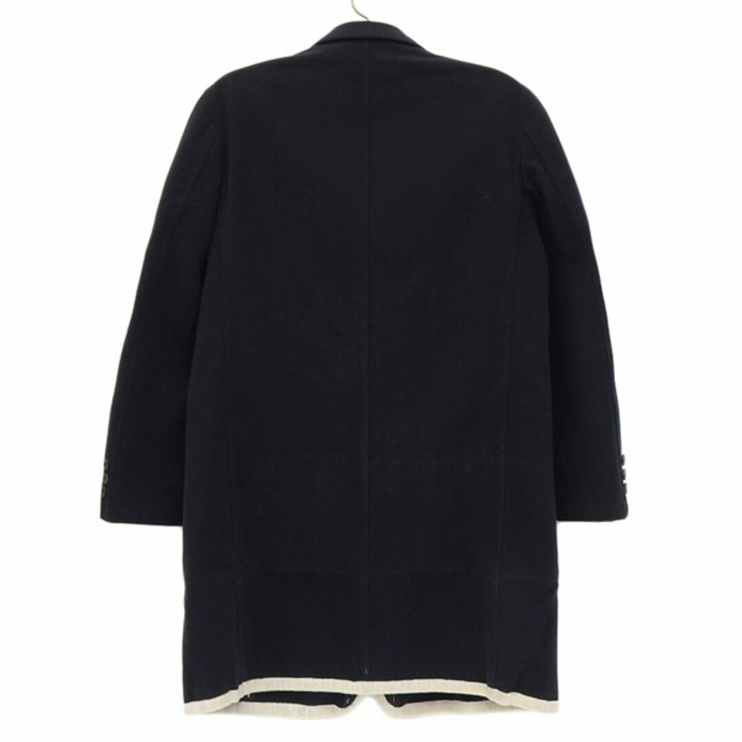 COMME des GARCONS(コムデギャルソン)のコムデギャルソン COMME des GARCONS ウール混 チェスターコート 黒 sizeS Y00152 レディースのジャケット/アウター(チェスターコート)の商品写真