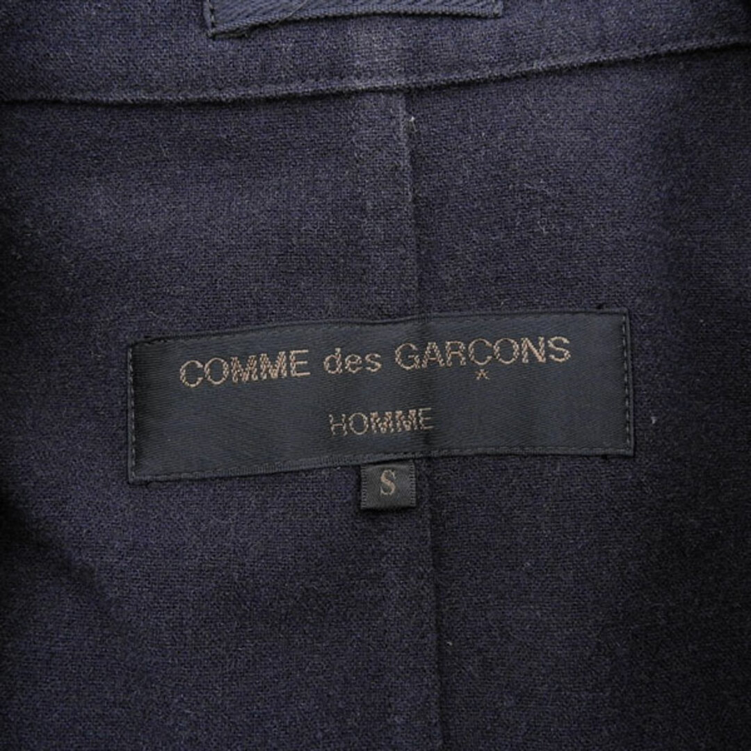 COMME des GARCONS(コムデギャルソン)のコムデギャルソン COMME des GARCONS ウール混 チェスターコート 黒 sizeS Y00152 レディースのジャケット/アウター(チェスターコート)の商品写真