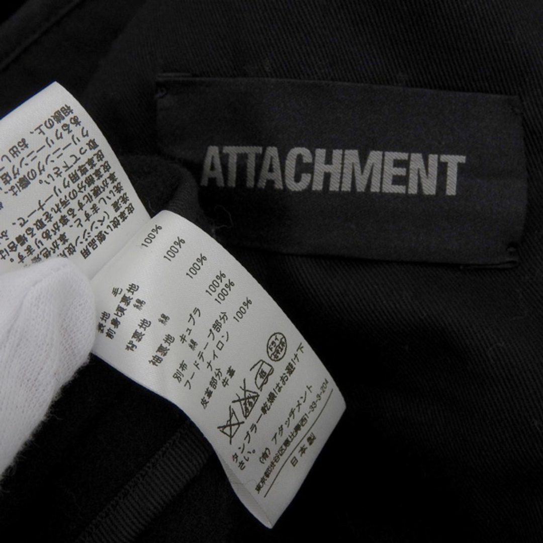 ATTACHIMENT(アタッチメント)の美品 アタッチメント ATTACHMENT ウール ダッフルコート レディース sizeF Y00188 レディースのジャケット/アウター(ダッフルコート)の商品写真