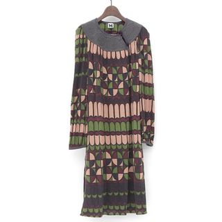 ミッソーニ(MISSONI)のミッソーニ MISSONI ワンピース 長袖 レディース マルチカラー sizeM Y00178(その他)