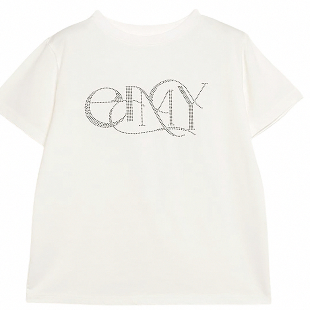 eimy istoire(エイミーイストワール)のeimyロゴパールTシャツ エイミーイストワール レディースのトップス(Tシャツ(半袖/袖なし))の商品写真