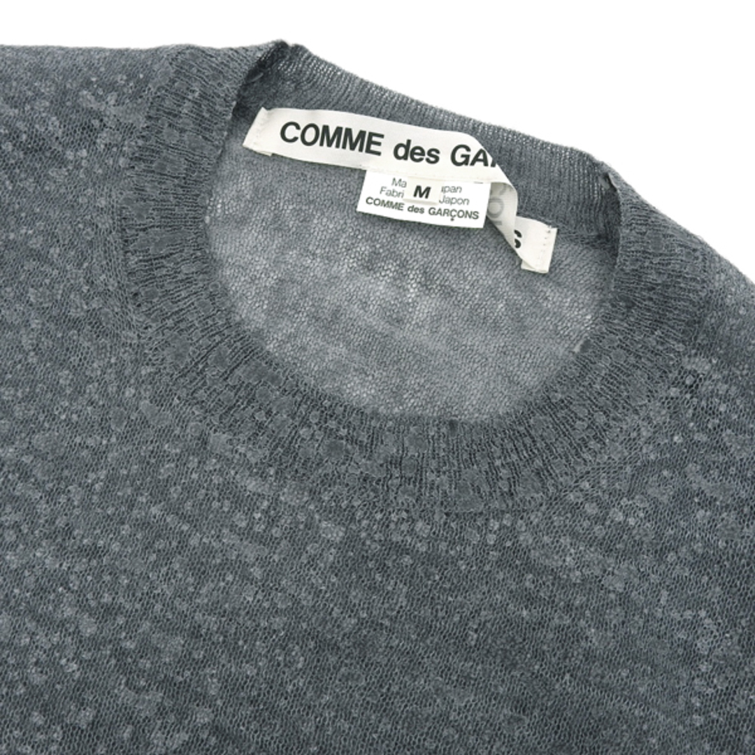 美品 コムデギャルソン COMMEdesGARCONS ウール カットソー 長袖 レディース グレー sizeM Y00419 2