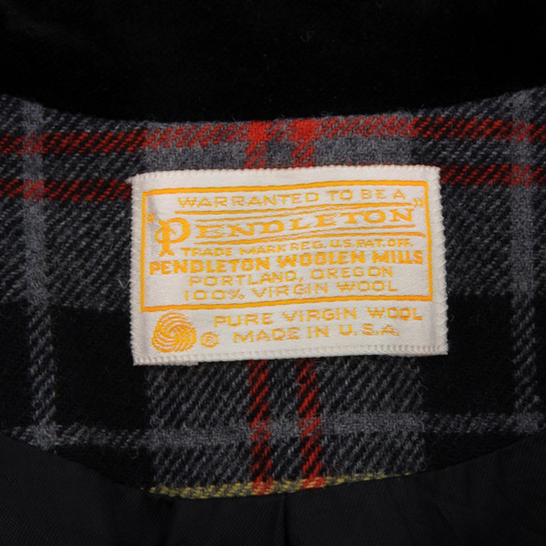 PENDLETON(ペンドルトン)のPENDLETON ペンドルトン ウール チェック柄 ジャケット レディース グレー系 size16 Y00590 レディースのジャケット/アウター(その他)の商品写真