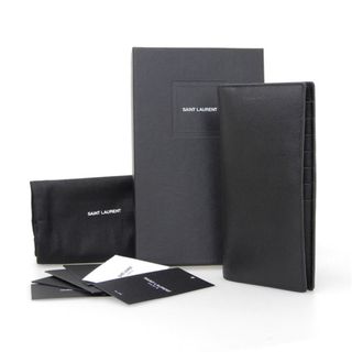 美品 サンローランパリ SAINT LAURENT PARIS カーフ 二つ折り 長財布