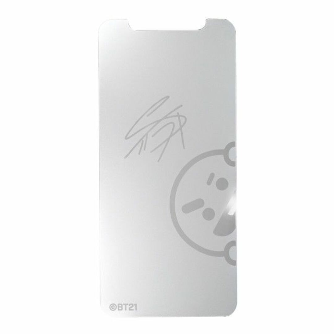 BT21(ビーティーイシビル)のBT21 BTS 保護ガラス iPhoneX/XS 兼用サイズ スマホ/家電/カメラのスマホアクセサリー(保護フィルム)の商品写真