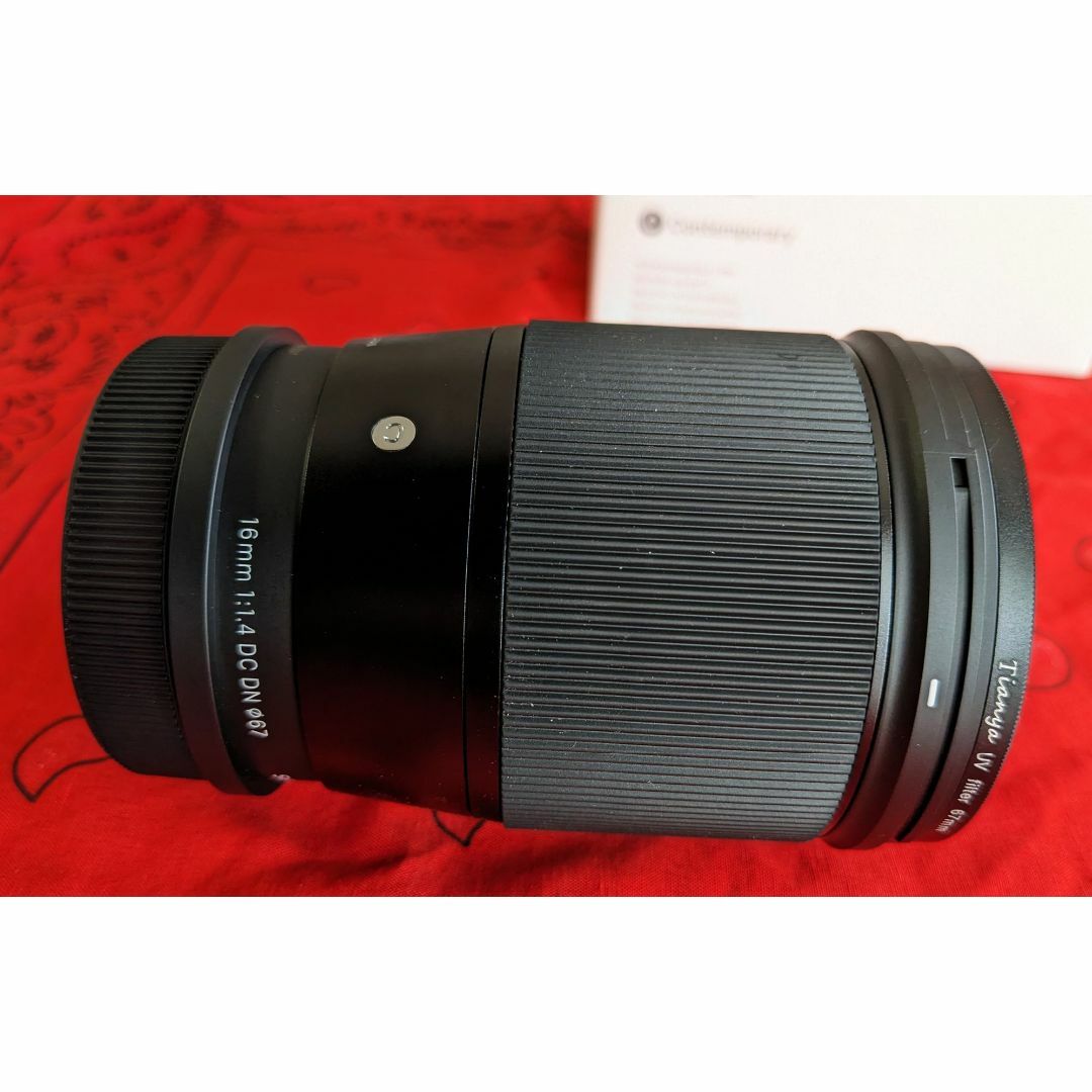 SIGMA 16mm F1.4 DC DN [ライカL]／APS-C／フィルタ付 1