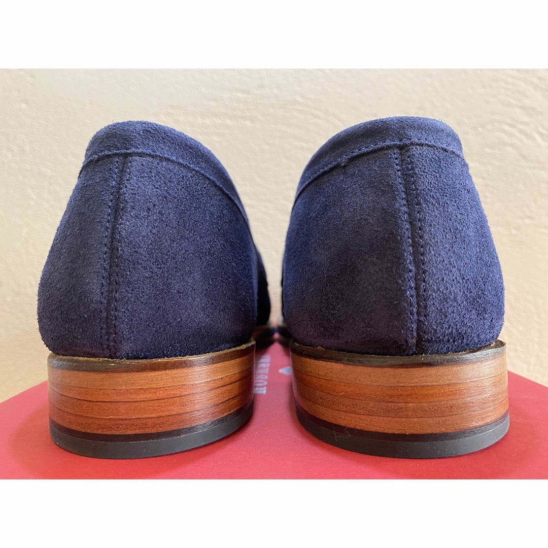 GRENSON(グレンソン)の新品 GRENSON グレンソン スエード サドルストラップ ペニーローファー メンズの靴/シューズ(ドレス/ビジネス)の商品写真