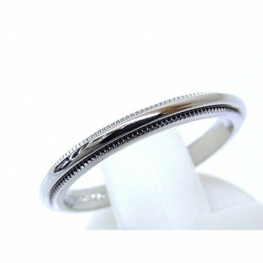 ティファニー ■ 7.5号 ミルグレイン リング Pt950 プラチナ 指輪