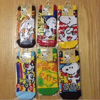 スヌーピー(SNOOPY)の新品☆スヌーピー 靴下☆6足セット☆(ソックス)