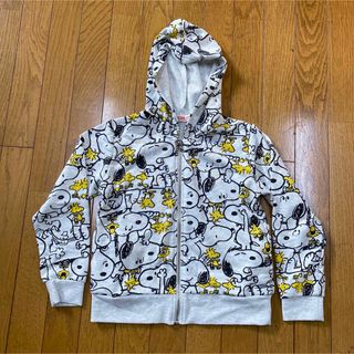 スヌーピー(SNOOPY)の■新品■SNOOPY総柄パーカー　130(ジャケット/上着)