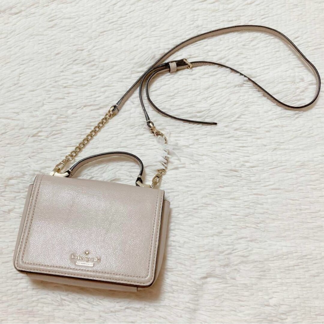✨美品✨ケイトスペード 2way ミニショルダーバッグ ホワイトベージュ