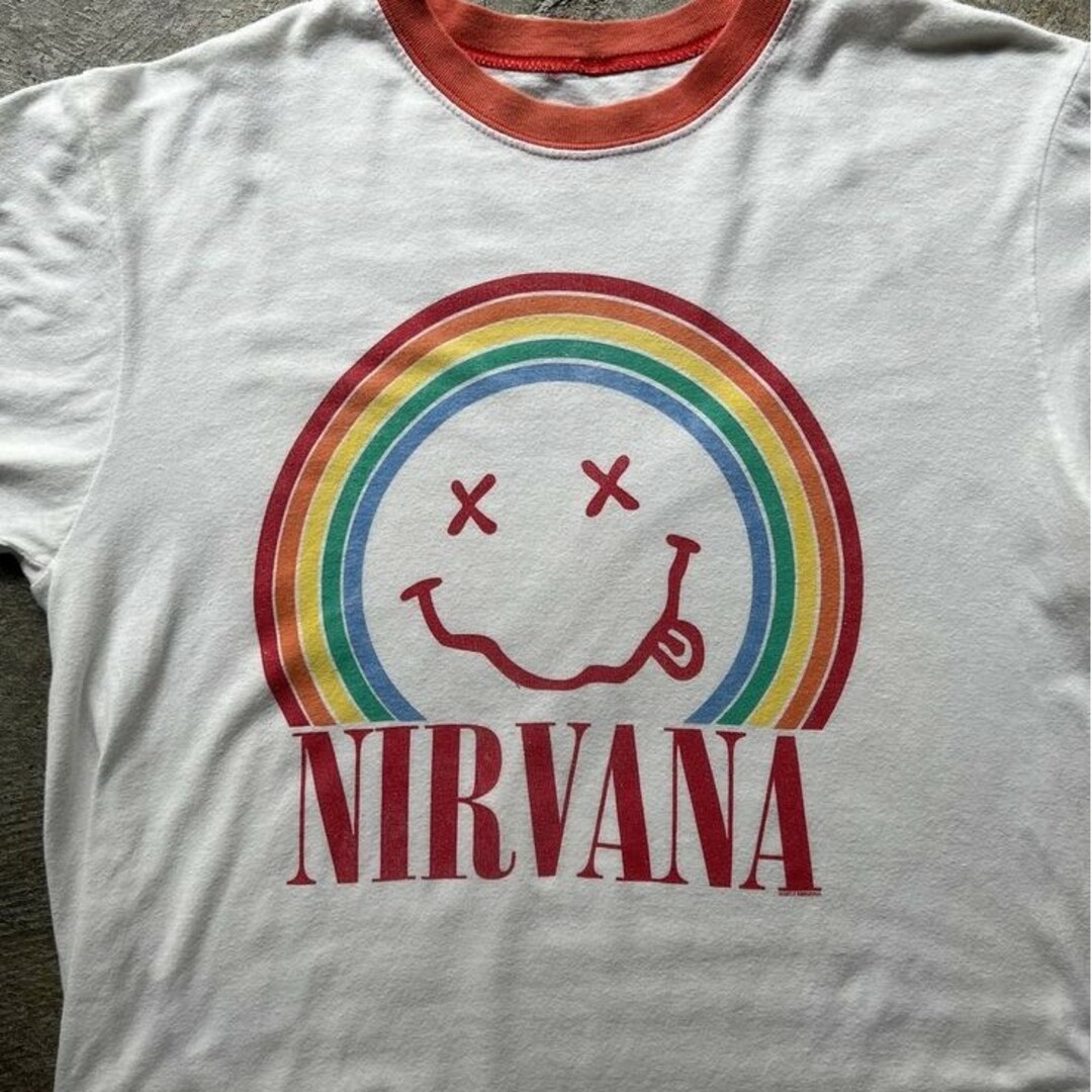 NIRVANA ringer t メンズのトップス(Tシャツ/カットソー(半袖/袖なし))の商品写真