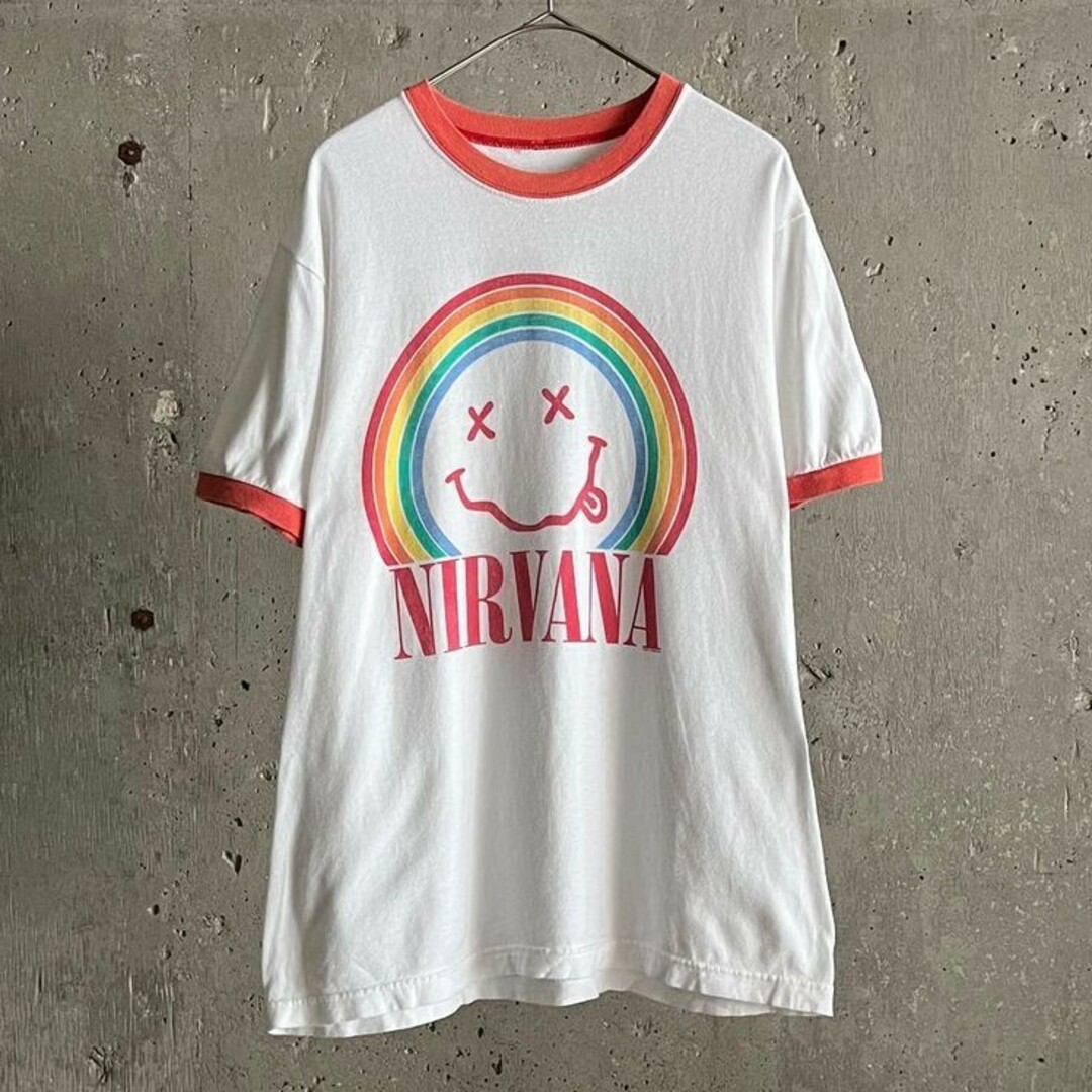 NIRVANA ringer t メンズのトップス(Tシャツ/カットソー(半袖/袖なし))の商品写真