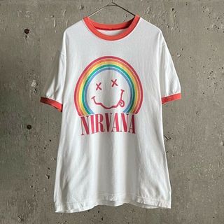 NIRVANA ringer t(Tシャツ/カットソー(半袖/袖なし))