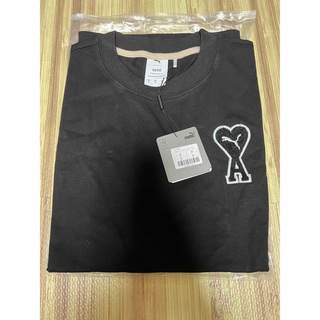 アミ(ami)のPUMA x AMI Tシャツ ブラック　サイズ S(Tシャツ/カットソー(半袖/袖なし))