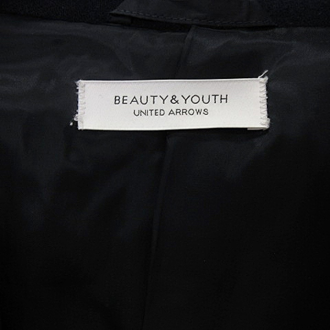 BEAUTY&YOUTH UNITED ARROWS(ビューティアンドユースユナイテッドアローズ)のユナイテッドアローズ B&Y スタンドカラーコート ネイビー M メンズのジャケット/アウター(ステンカラーコート)の商品写真