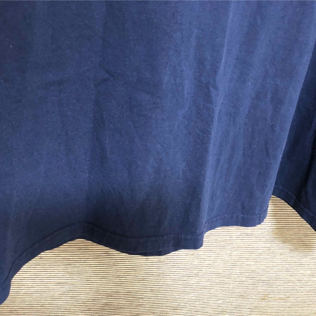 JERZEES(ジャージーズ)の【ジャージーズ】半袖Tシャツ　ポロシャツ　カレッジロゴ　ルイジアナ　紺色59 メンズのトップス(ポロシャツ)の商品写真