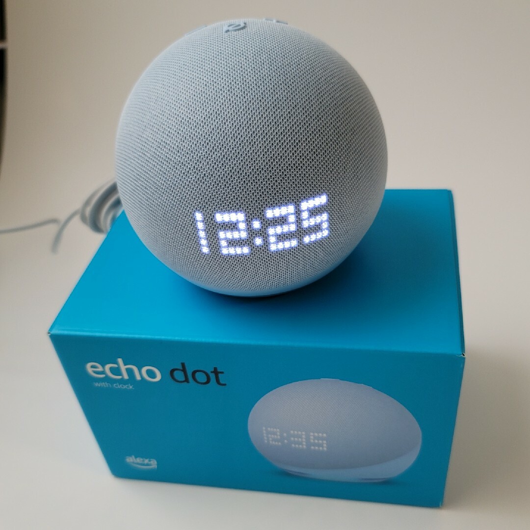 Amazon echo dot with clock