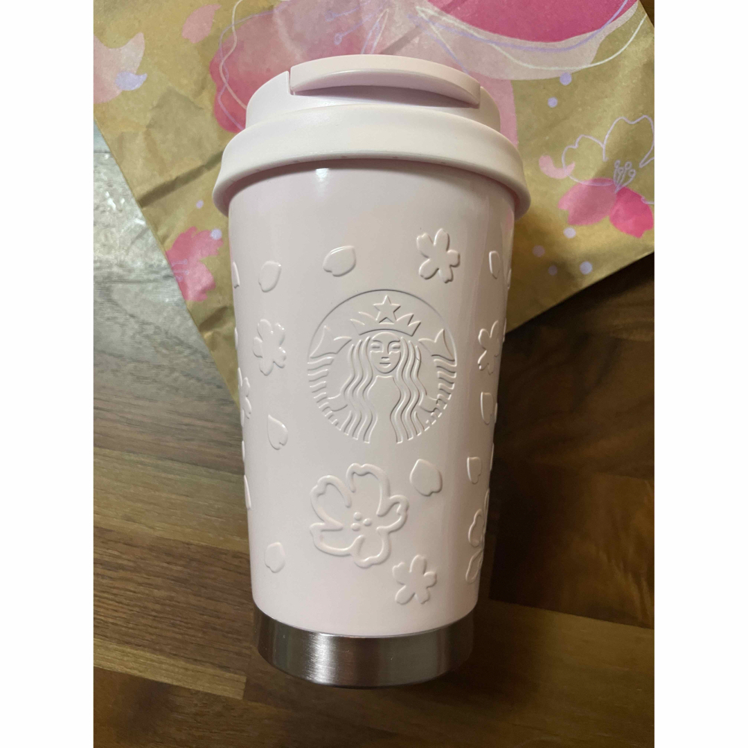 Starbucks Coffee(スターバックスコーヒー)のスターバックス　ステンレス桜タンブラー　2023 インテリア/住まい/日用品のキッチン/食器(タンブラー)の商品写真