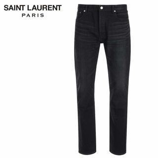 サンローラン(Saint Laurent)の18 SAINT LAURENT ブラック デニム ジーンズ size 33(デニム/ジーンズ)