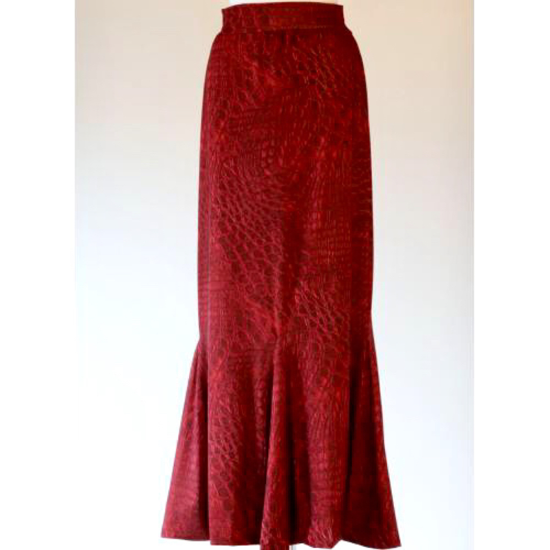 スペイン人デザイナーSusanaのフラメンコ衣装スカート赤