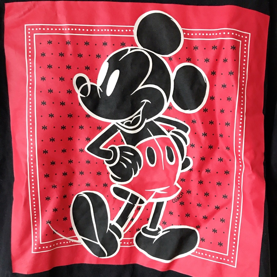 定価3万円　コーチ×ディズニー コラボ Tシャツ 黒　ブラック　M