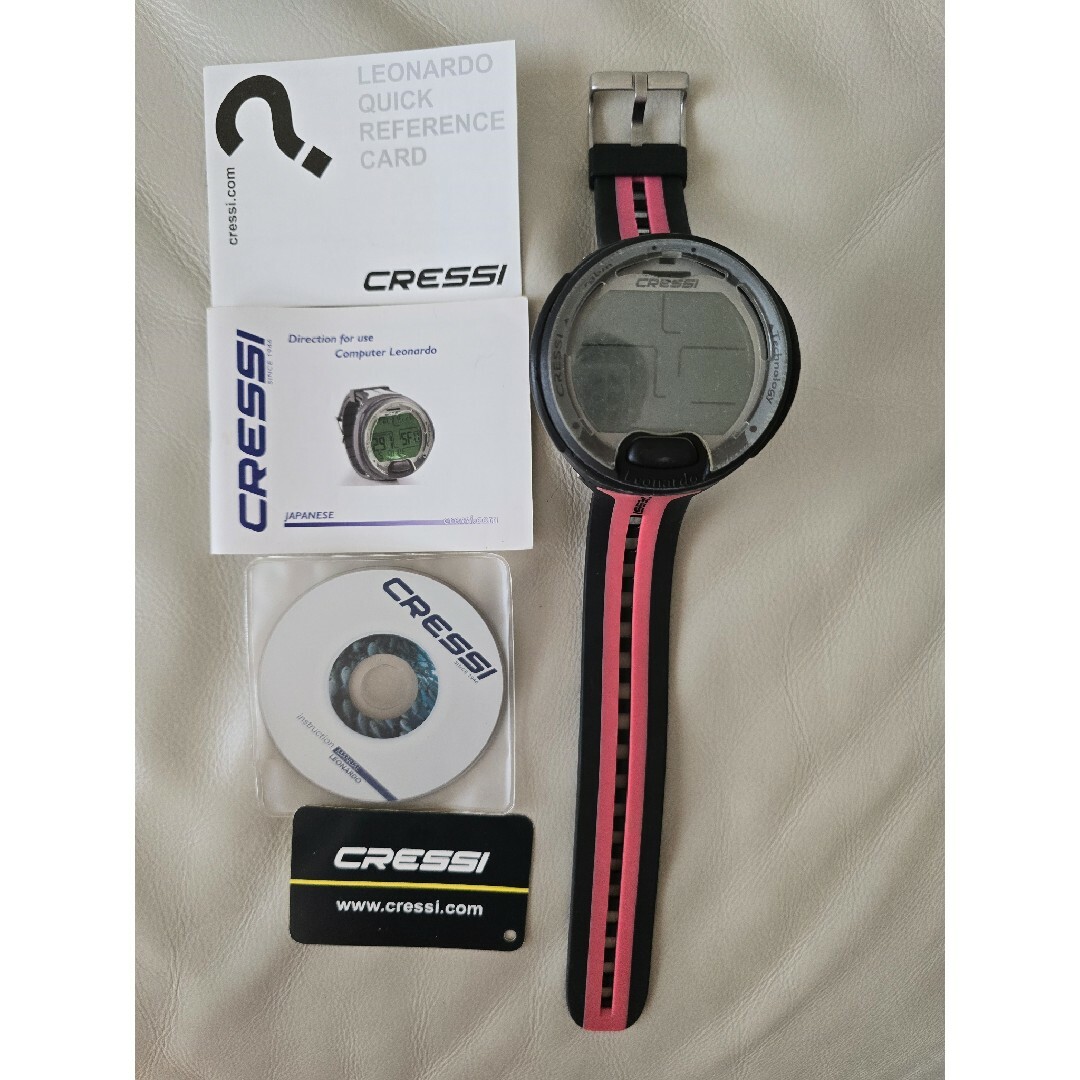 CRESSI-SUB(クレッシーサブ)のクレッシー レオナルド ダイブコンピューター cressi ピンク スポーツ/アウトドアのスポーツ/アウトドア その他(マリン/スイミング)の商品写真